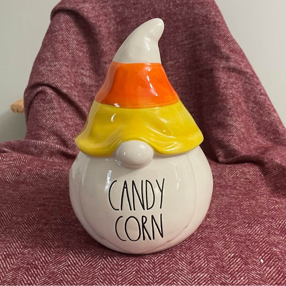 Rae Dunn “Candy Corn” decorative gnome.